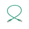 EXTRALINK LAN patchcord CAT.6 FTP 0,5m 1GBIT folija vytos poros plikas varis Žalias
