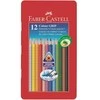 Faber-Castell – spalvotas pieštukas Color Grip skardinė iš 12 (112413)