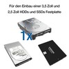 Fantec DB-ALU31 juodas 3,5 SATA USB 3.1 Typ-C