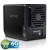 Kietasis diskas FANTEC QB-35US3-6G juodas 4x3,5 SATA HDD USB3.0 eSATA