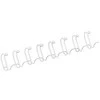 Fellowes vielos keteros šuolis 3: 1 ", 8mm balta, 100 vienetų 36-50 lapai (53258)