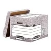 Fellowes Bankers Box System su FSC archyvinė dėžutė su nuimamu dangteliu FastFold, op. 1 vnt. (00810-FFEU)