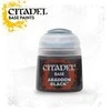 Citadel Colour Citadel Abaddon Juodas Base akriliniai dažai 12 ml miniatiūroms