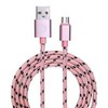 USB kabelis Garbot USB-A - mikroUSB 1 m Rožinė (JAB- 6824159)