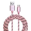 USB kabelis Garbot USB-A - mikroUSB 1 m Rožinė (JAB- 6824159)