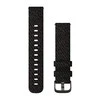 Išmaniojo laikrodžio Garmin greitai atsegamas nailoninis dirželis, Juodos spalvos, 20mm