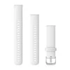 Išmaniojo laikrodžio Garmin greitai atsegamas, silikoninis dirželis, Baltos spalvos, 18mm
