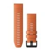 Išmaniojo laikrodžio Garmin greitai atsegamas, silikoninis dirželis, Oranžinės spalvos, 26mm
