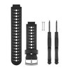 Išmaniojo laikrodžio Garmin Forerunner 230/235/630/735XT silikoninis, Juodos spalvos