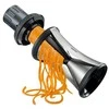 GEFU SPIRELLI XL slicer Manual Juodas, Nerūdijantis plienas Plastic, Nerūdijantis plienas