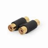 GEMBIRD A-2RCAFF-01 Gembird audio dvigubas RCA (F) į RCA (F) jungtis, juodas
