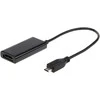 GEMBIRD A-MHL-002 Gembird adapteris MHL -> HDMI(F)+MICRO USB(BF)(5 kontaktų) išmanusis telefonas prie TV HD+ maitinimo šaltinio
