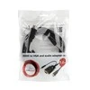 GEMBIRD A-HDMI-VGA-03-10 HDMI į VGA ir garso adapterio kabelis vienas prievadas 3m juodas
