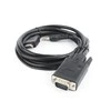 GEMBIRD A-HDMI-VGA-03-10 HDMI į VGA ir garso adapterio kabelis vienas prievadas 3m juodas