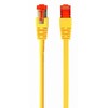 GEMBIRD PP6A-LSZHCU-Y-0,5M Gembird patchcord RJ45, kat. 6A,SFTP, LSZH, 0,5m, geltona