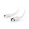 Gembird USB 3.0 C tipo (AM/CM) 3m baltas