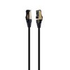 GEMBIRD PP8-LSZHCU-BK-0,5M S/FTP Kat. 8 LSZH patch laidas juodas 0,5m