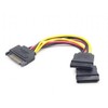 GEMBIRD CC-SATAM2F-01 maitinimo skirstytuvas SATA 15 kontaktų -&gt; 2x SATA HDD - tiesus