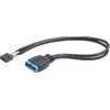 GEMBIRD adapteris USB 3.0 (FP) - USB 2.0 (MB) 30 cm