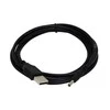 GEMBIRD CC-USB-AMP35-6 Gembird USB AM iki 3,5 mm maitinimo kištuko laidas, 1,8 m juodas