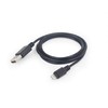 GEMBIRD CC-USB2-AMLM-1M USB duomenų sinchronizavimo ir įkrovimo 8 kontaktų kabelis 1m juodas