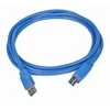 GEMBIRD CCP-USB3-AMBM-6 aukštos klasės USB 3.0 kabelis, USB A tipo kištukas - USB B tipo kištukas, 3 metrai, mėlynas
