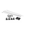 GEMBIRD NPP-C524CM-001 Gembird 19 patch panel 24 port 1U cat.5e su galinio kabelio valdymu, juodas
