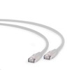 Gembird RJ45 - RJ45 S/FTP kat6A 0.5.0m pilka