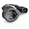 MicroConnect GEMBIRD PC-SFC14M-01 Gembird maitinimo adapterio laidas C14 vyriškas -> schuko moteriškas