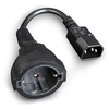 MicroConnect GEMBIRD PC-SFC14M-01 Gembird maitinimo adapterio laidas C14 vyriškas -> schuko moteriškas