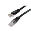 Gembird Cablexpert | Komutacinis laidas | PP12-0.5M/BK | Juodas RJ45 kištukas | RJ45 kištukas