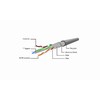 GEMBIRD PP6-0,25M/W Gembird patchcord RJ45, kat. 6,FTP, 0,25m, baltas