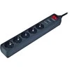 Gembird EnerGenie | Surge Protector SPG5-C-10/ 3 m/ 5 Sockets/ Juodas
