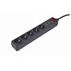 Gembird EnerGenie | Surge Protector SPG5-C-15/ 4.5 m/ 5 Sockets/ Juodas