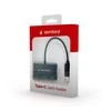 GEMBIRD UHB-CR3-02 Gembird kompaktiškas USB Type-C SDXC kortelių skaitytuvas, OTG, juodas