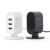 EnerGenie USB Desktop Charger Juodas Baltas Mix
