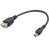 Gembird mUSB B - USB A F laidas, 0.15m,OTG