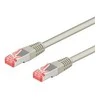 Goobay Kabelis LAN Patchcord CAT 6A S/FTP pilka 1.5m