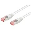 Goobay 2m CAT 6 pataisų kabelis, S/FTP (PiMF), baltas