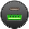 Goobay dvigubas USB automobilinis greitas įkroviklis USB-C™ PD (maitinimas)