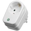 Goobay Apsaugotas nuo viršįtampių lizdo adapteris, baltas, CE, GS, 230 V, 77,2 mm, 76 mm, 51,3 mm