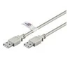 Kabelis USB Goobay USB-A - USB-A 2 m Pilka (JAB-758935)