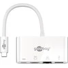 Goobay | USB-C kelių prievadų adapteris (HDMI + Ethernet, PD) | 62105