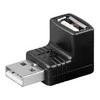 Goobay MANHATTAN 689208 Manhattan didelės spartos USB adapteris nuo vyriškos iki moters, 90 laipsnių