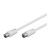 Premiumcord Goobay AK 375 - 3.75m - 3.75 m - coaxial - coaxial - Baltas
