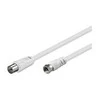 Antenos jungtis gn TV - wt F Goobay Balta 2.5m