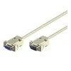 Goobay Gembird DB-9 - DB-9, 2m, Baltas (50224)
