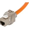Goobay S / FTP elektroninis būgnų minkštiklis. 7A 4 x 2 x AWG23 LSSH oranžinis 50m (58934)