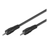 Kabelis Goobay Jack 3.5mm - Jack 3.5mm 1.5m juoda (51659)