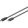 Wentronic USB kabelis Goobay USB-C - miniUSB 0.5 m Juodas (JAB-2866299)